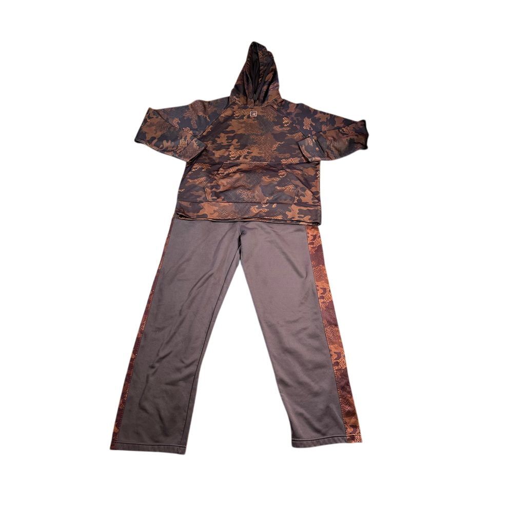 AND1 Men's Camo Print Athletic Tracksuit Set Hoodie and Pants Sportswear